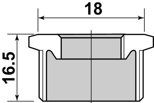 Réduction inox à visser en M3/8 x F1/8